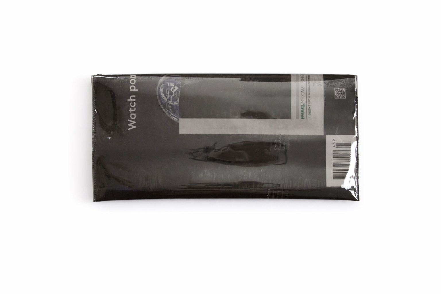 Clutch bag made from recycled newspaper with a chain strap 